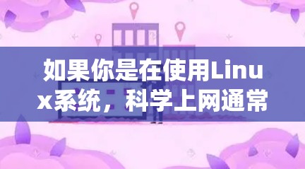 如果你是在使用Linux系统，科学上网通常通过以下方式实现