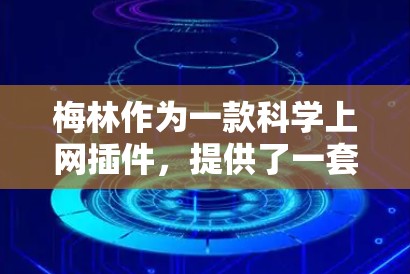 梅林作为一款科学上网插件，提供了一套高效、安全的网络服务功能，能够帮助用户更好地管理网络环境。以下是对梅林科学上网插件的详细总结