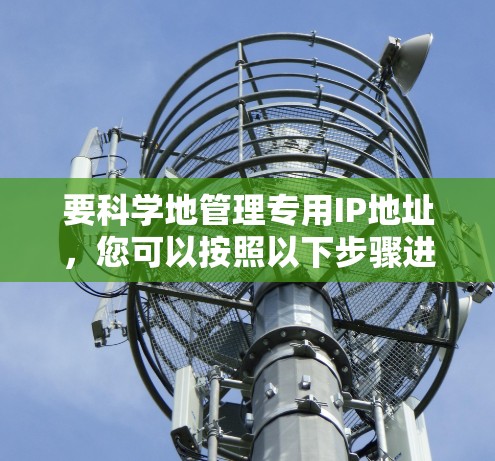 要科学地管理专用IP地址，您可以按照以下步骤进行