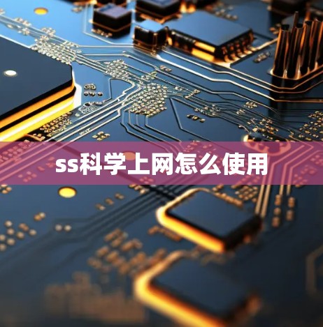 ss科学上网怎么使用