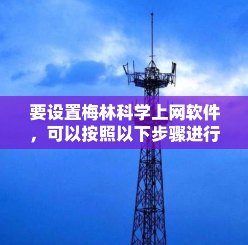 要设置梅林科学上网软件，可以按照以下步骤进行，确保每个功能都正确设置