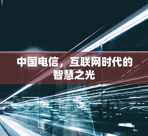 中国电信，互联网时代的智慧之光