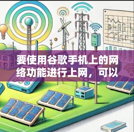 要使用谷歌手机上的网络功能进行上网，可以按照以下步骤操作