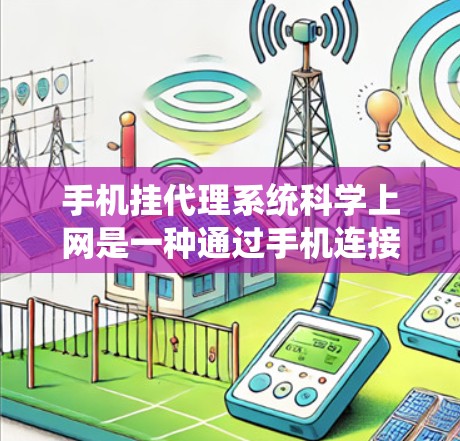 手机挂代理系统科学上网是一种通过手机连接到互联网的代理服务器来实现在线服务的网络服务。以下是详细的解释