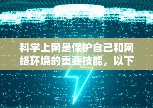 科学上网是保护自己和网络环境的重要技能，以下是一些系统化的步骤和方法