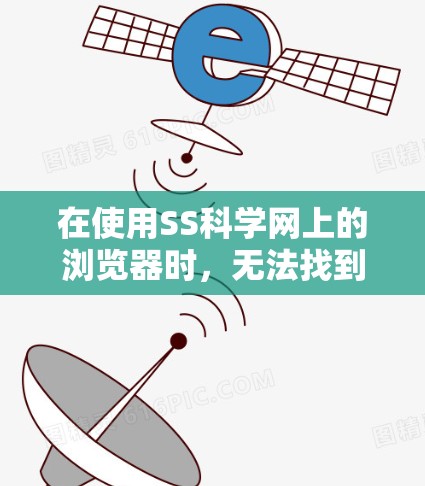 在使用SS科学网上的浏览器时，无法找到DNS服务的问题通常可以通过以下步骤解决