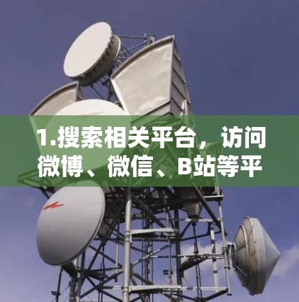 1.搜索相关平台，访问微博、微信、B站等平台，搜索相关讨论或群组，寻找是否有用户或评论讨论这个标题