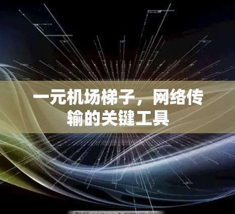 一元机场梯子，网络传输的关键工具