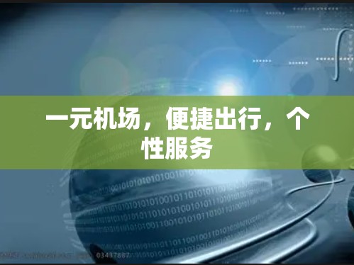 一元机场，便捷出行，个性服务