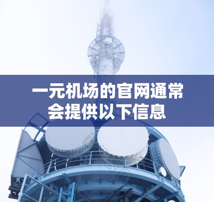 一元机场的官网通常会提供以下信息