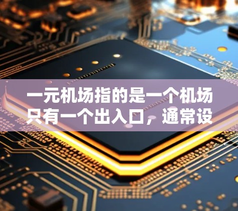 一元机场指的是一个机场只有一个出入口，通常设计为一个正面的出入口，而不是两个方向的出入口。这种设计有几个好处
