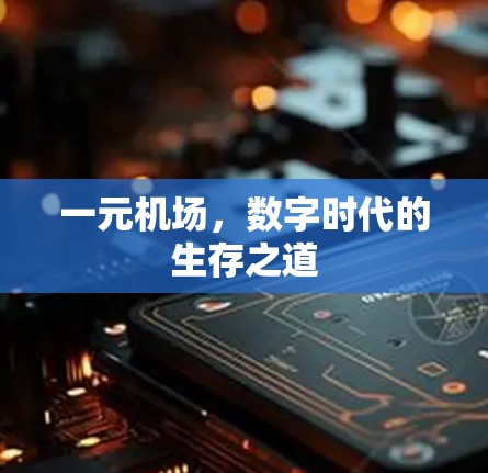 一元机场，数字时代的生存之道