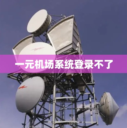 一元机场系统登录不了