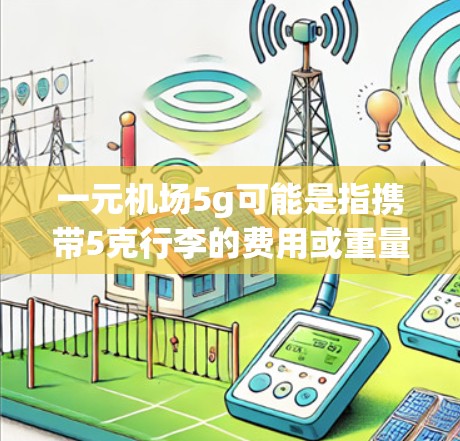 一元机场5g可能是指携带5克行李的费用或重量限制。通常，机场会根据行李的重量和尺寸规定携带费用。具体来说，5克行李的费用可能会比较低，但需要确保行李的重量和尺寸符合规定