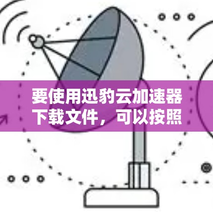 要使用迅豹云加速器下载文件，可以按照以下步骤进行