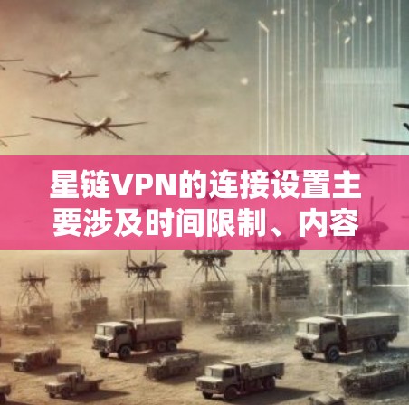 星链VPN的连接设置主要涉及时间限制、内容过滤、地理位置限制、多设备设置和高级设置。以下是一个详细的步骤指南，帮助您配置星链VPN的连接