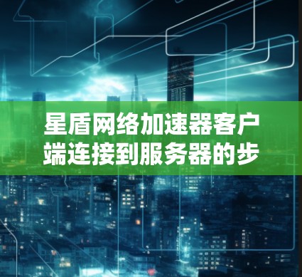 星盾网络加速器客户端连接到服务器的步骤如下
