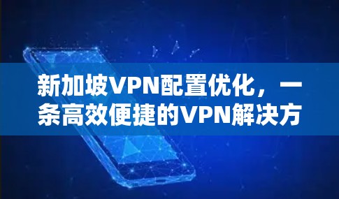 新加坡VPN配置优化，一条高效便捷的VPN解决方案