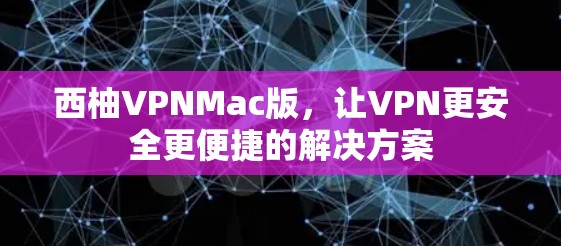 西柚VPNMac版，让VPN更安全更便捷的解决方案