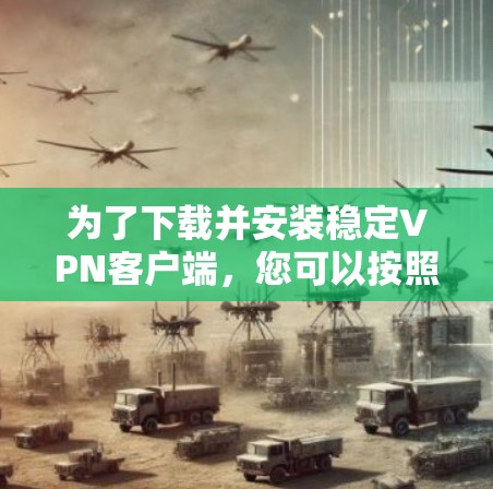为了下载并安装稳定VPN客户端，您可以按照以下步骤操作