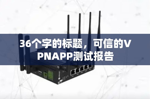 36个字的标题,可信的VPNAPP测试报告 36个字的标题,可信的VPNAPP测试报告