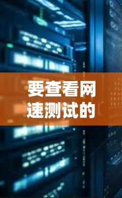 要查看网速测试的带宽，您可以按照以下步骤操作