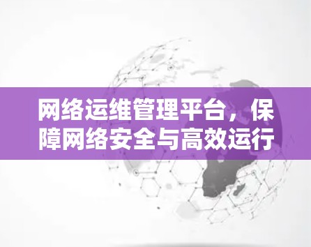 网络运维管理平台，保障网络安全与高效运行