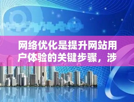 网络优化是提升网站用户体验的关键步骤，涉及多个方面，从网站结构优化到用户体验优化，每一个环节都需要仔细考虑。以下是对网络优化方案的详细分析