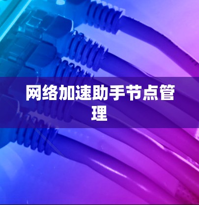 网络加速助手节点管理