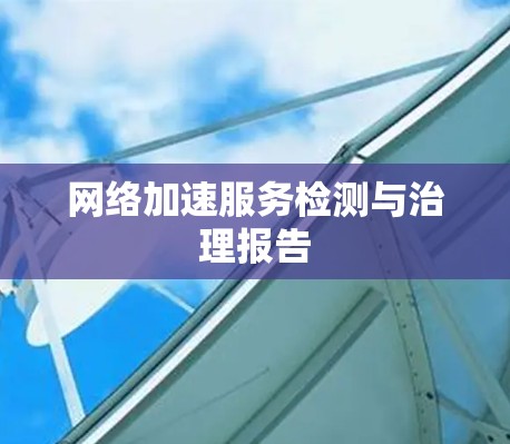 网络加速服务检测与治理报告