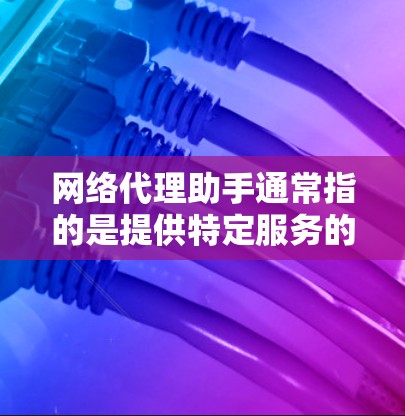 网络代理助手通常指的是提供特定服务的软件或工具，帮助用户完成特定任务。以下是一些常见的网络代理助手及其功能