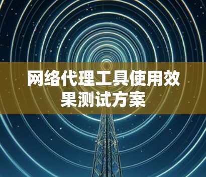 网络代理工具使用效果测试方案