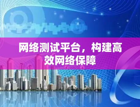 网络测试平台，构建高效网络保障