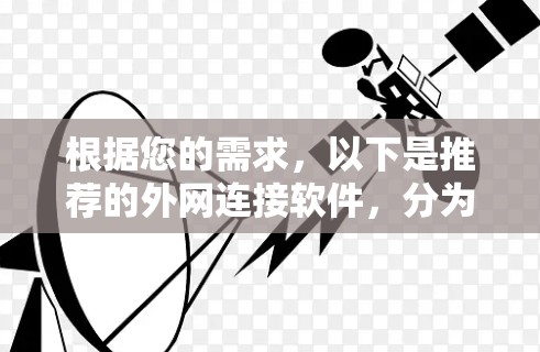 根据您的需求，以下是推荐的外网连接软件，分为快速连接、高级功能和自动功能三大类