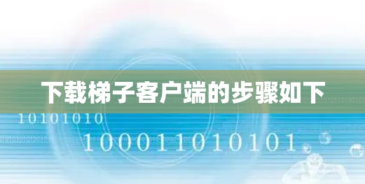 下载梯子客户端的步骤如下