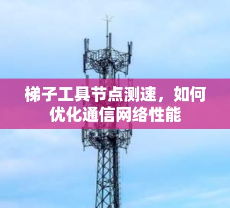 梯子工具节点测速，如何优化通信网络性能