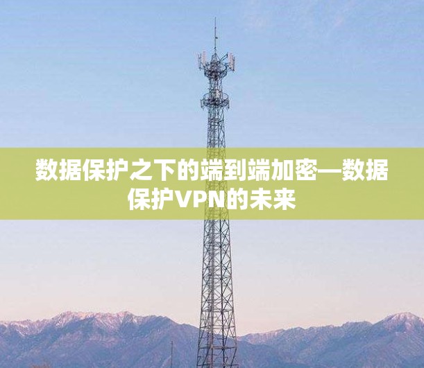 数据保护之下的端到端加密—数据保护VPN的未来