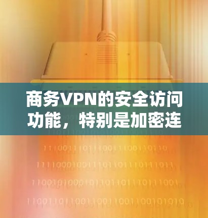 商务VPN的安全访问功能，特别是加密连接，是保障用户数据和信息安全的关键。以下是对这一部分的分析和总结