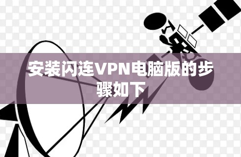 安装闪连VPN电脑版的步骤如下
