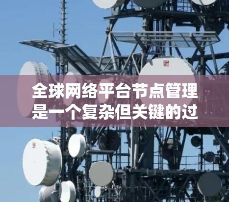 全球网络平台节点管理是一个复杂但关键的过程，涵盖了设备管理、服务器管理、网络维护和安全策略等多个方面。以下是一个清晰的步骤指南，帮助您系统地理解和管理全球网络平台