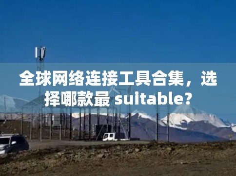全球网络连接工具合集，选择哪款最 suitable？