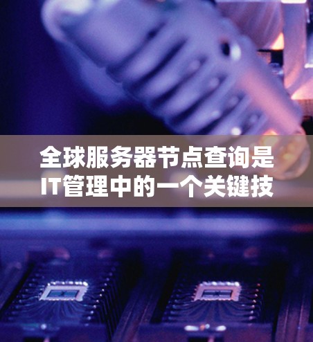 全球服务器节点查询是IT管理中的一个关键技能，帮助管理员高效地管理服务器节点。以下是一个分步的指南，帮助您理解和执行服务器节点查询