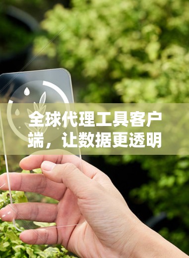 全球代理工具客户端，让数据更透明，服务更高效