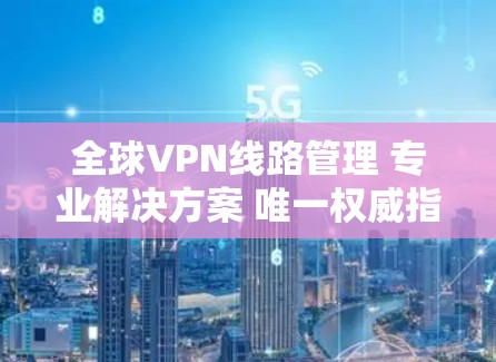 全球VPN线路管理 专业解决方案 唯一权威指南