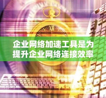 企业网络加速工具是为提升企业网络连接效率而设计的设备或软件，旨在帮助企业减少延迟、节省成本、提高用户体验。以下是对这些工具的详细介绍