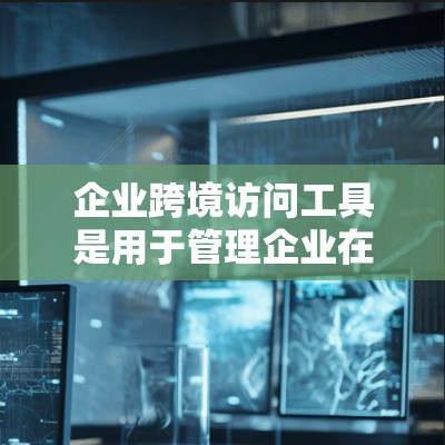 企业跨境访问工具是用于管理企业在不同国家的访问权限和数据的工具，旨在确保企业在全球化背景下的高效访问和数据安全。以下是对该工具的详细分析